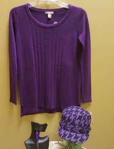 Ladies Purple Sweater